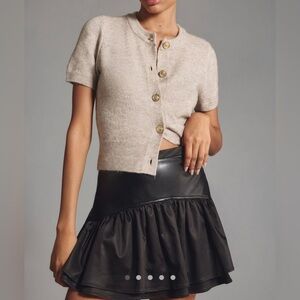 Anthropologie Black Skirt